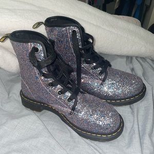 glittery doc martens!